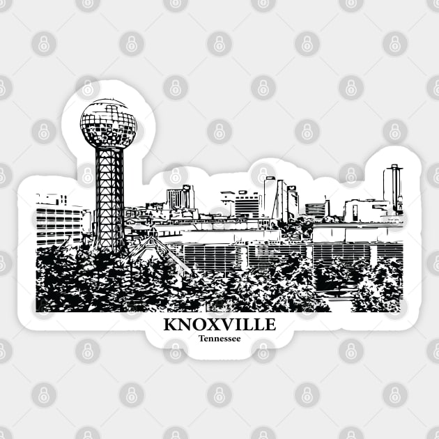 Knoxville - Tennessee Sticker by Lakeric